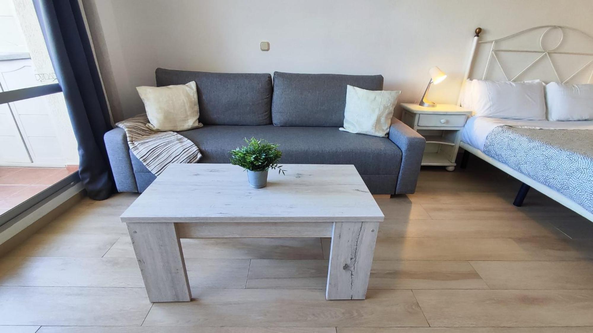 Lejlighed Benal Ii, Estudio Con Parque Acuatico Y Vistas Al Mar. Benalmádena
